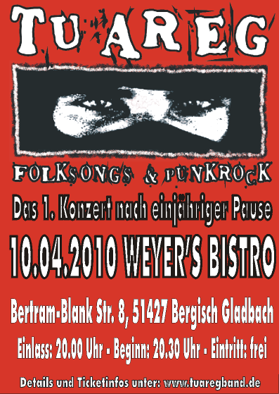 TUAREG: Live im Weyer's 10.04.2010