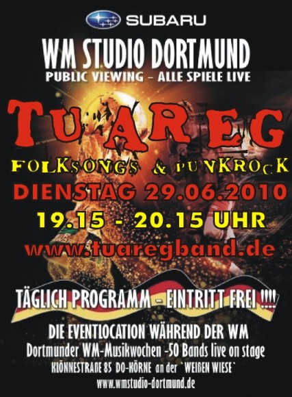 TUAREG: Live in Dortmund - 29.06.2010 TUAREG: Live in Dortmund - 29.06.2010